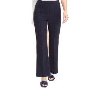 Chico’s Pull-On Pintuck Trouser Pants 12 New with tags fashion classic Navy